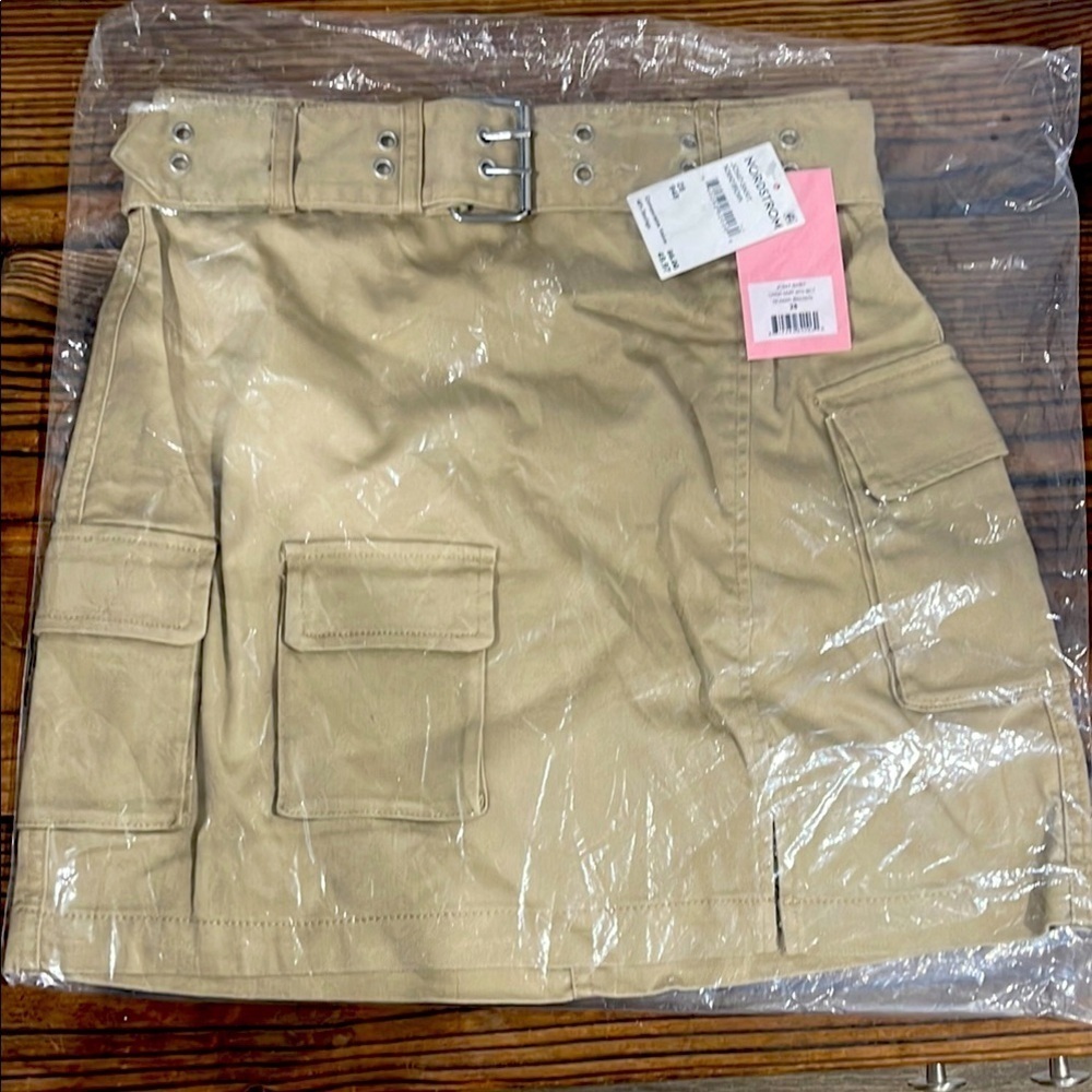New in package Juicy Coururw Tan NomadMini Skirt Casual Cargo